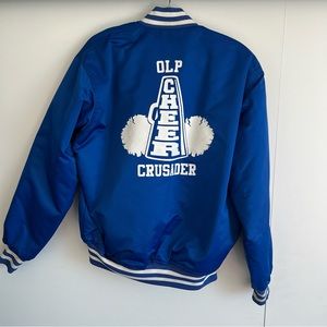 Vintage Men’s ODLP Cheer Team Blue Varsity Jacket Size M